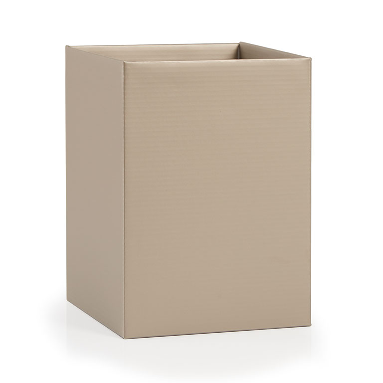 Corrugated Hand Tie Box Matt Metallic Champagne