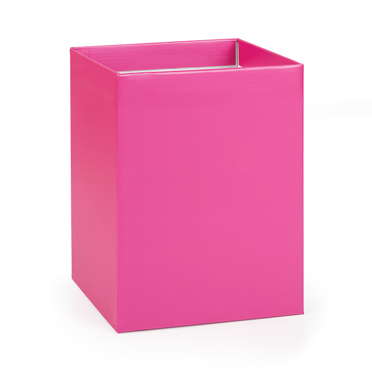 Corrugated Hand Tie Box Matt Metallic Pink