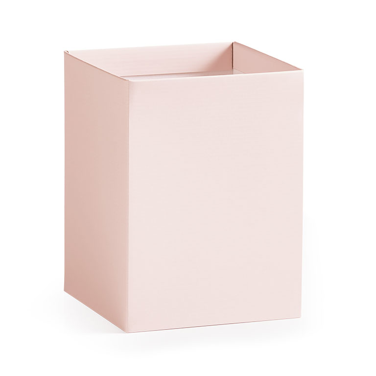 Corrugated Hand Tie Box Matt Soft Pink