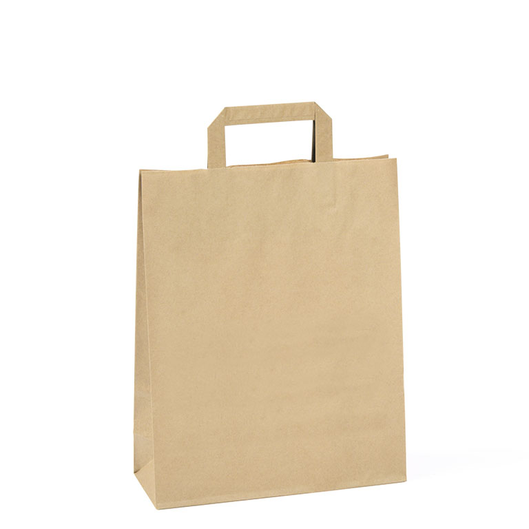 Plain Tape Handle Paper Carrier Bags