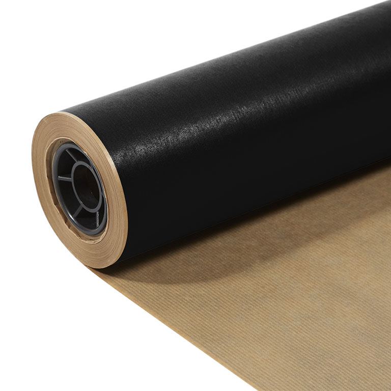 750mm 50gsm Brown Kraft Solid Black