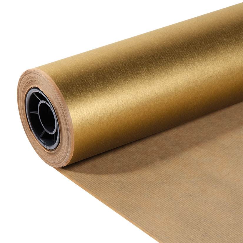 750mm 50gsm Brown Kraft Solid Gold