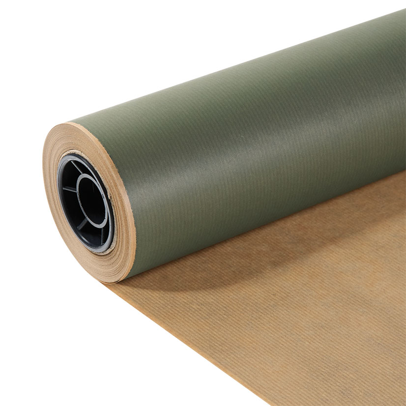 750mm 50gsm Brown Kraft Solid Verde Green