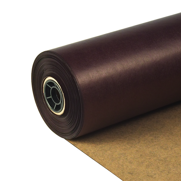 500mm 60gsm Brown Kraft Solid Chocolate 150m