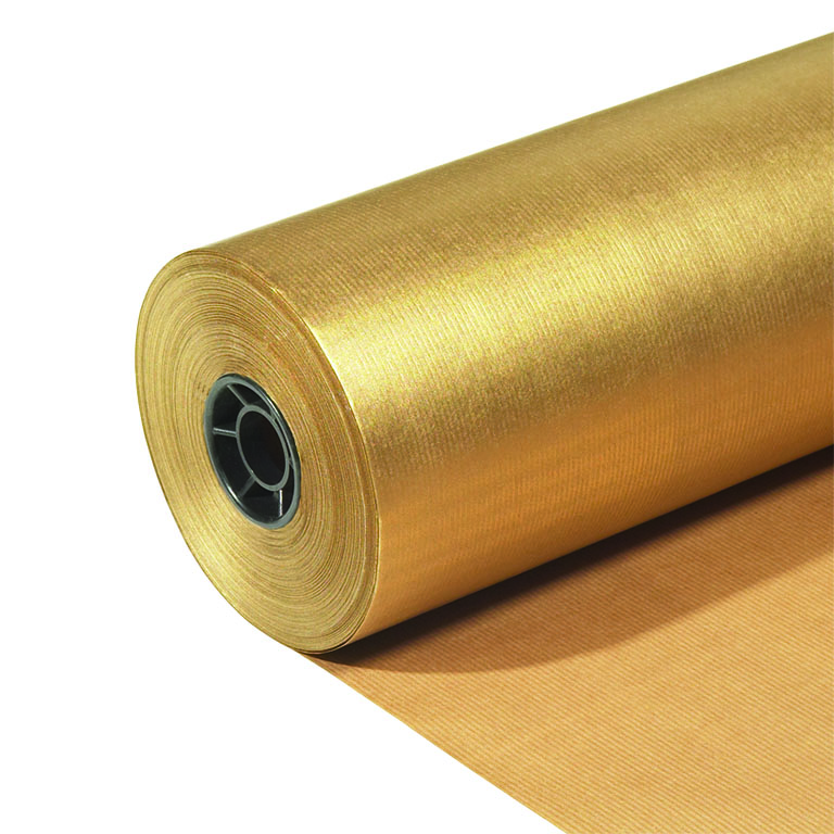 500mm 60gsm Brown Kraft Solid Gold 150m