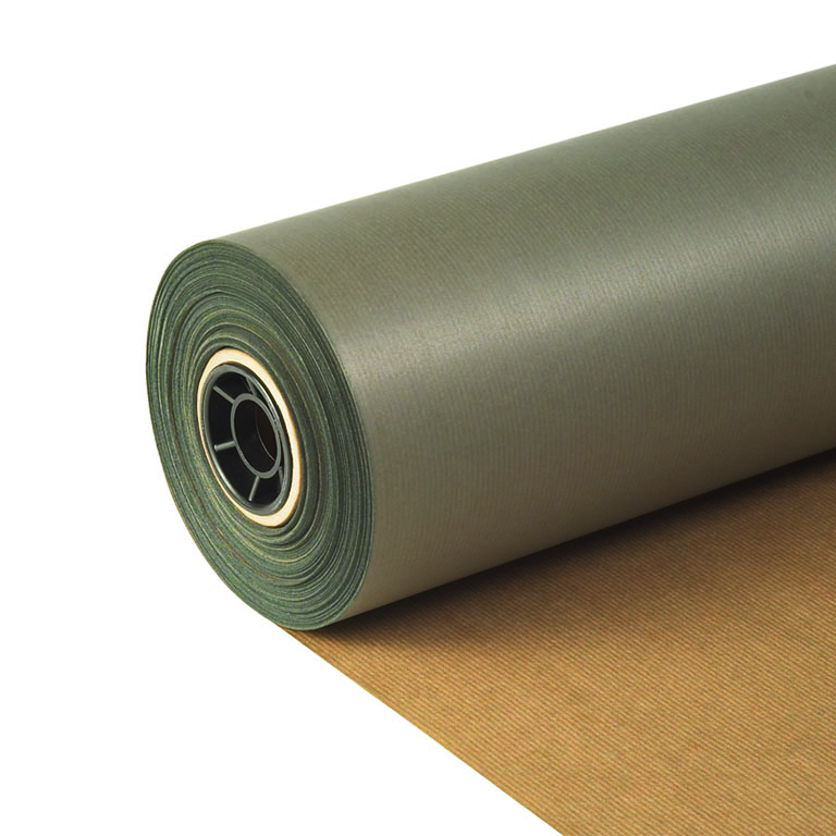 500mm 60gsm Brown Kraft Solid Gun Metal Grey 150m