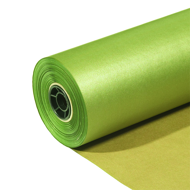 500mm 60gsm Brown Kraft Solid Metallic Green 150m