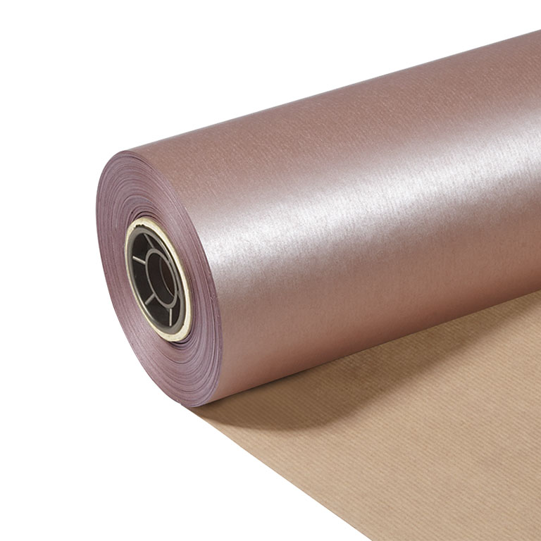 500mm 60gsm Brown Kraft Solid Rose Gold 150m