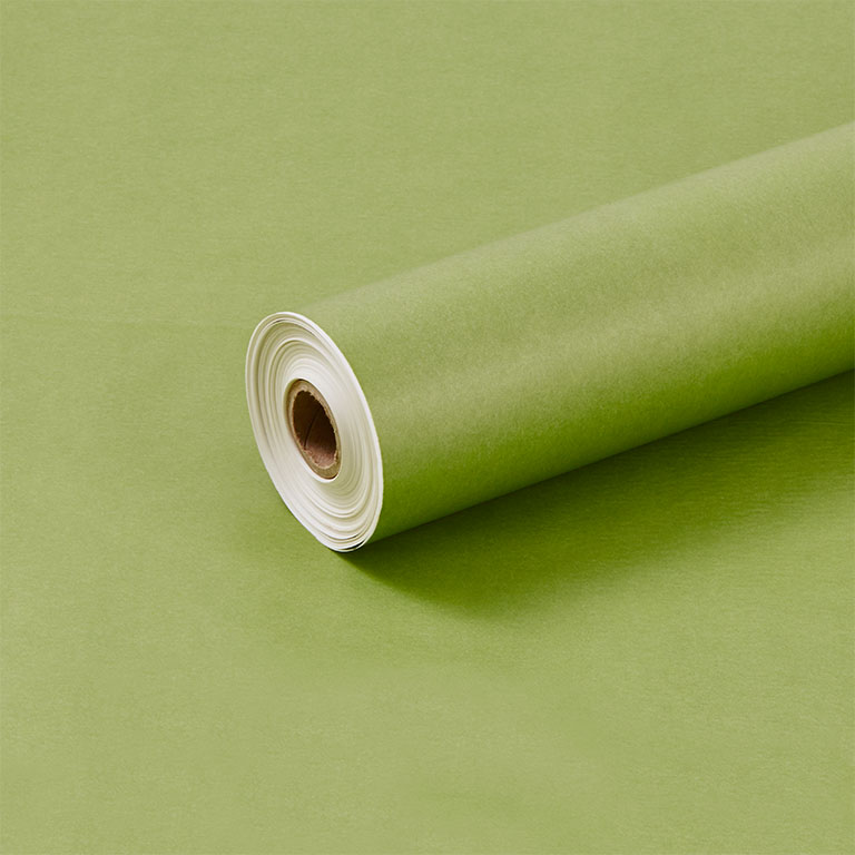 Eco Flowerwrap Tinted Metallic Green