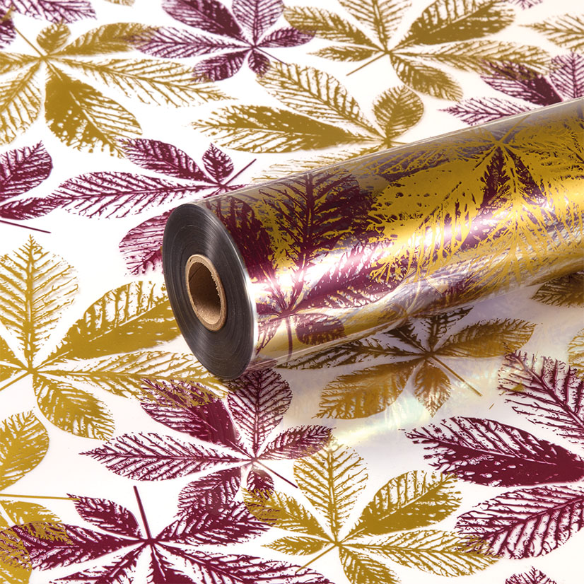 Gold and Mulberry Leaf Clear Film����