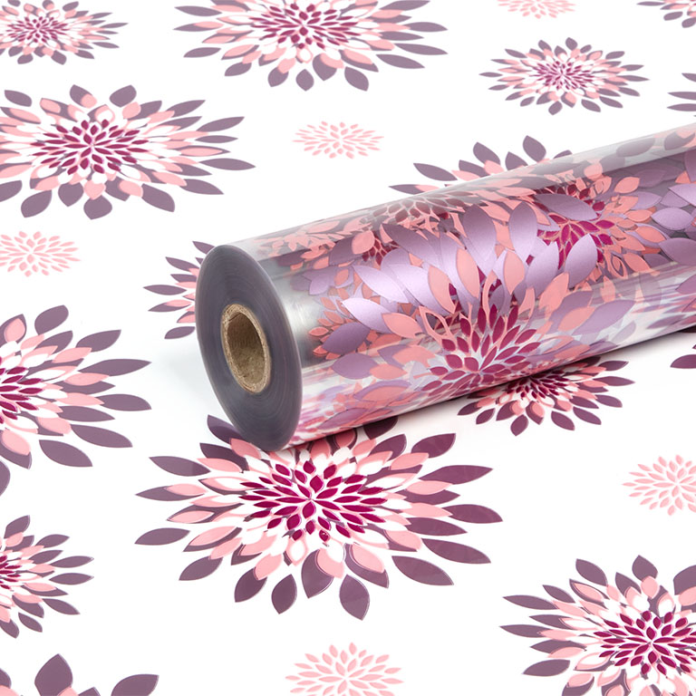 Metallic Lilac, Pink and Met. Pink Sally Clear Film