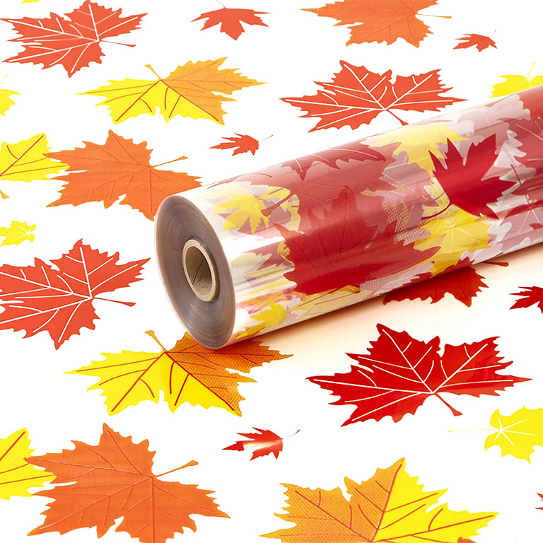 Metallic Red and Yellow Amber Clear Film