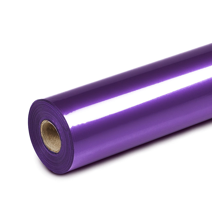 Tinted Purple on Clear Film