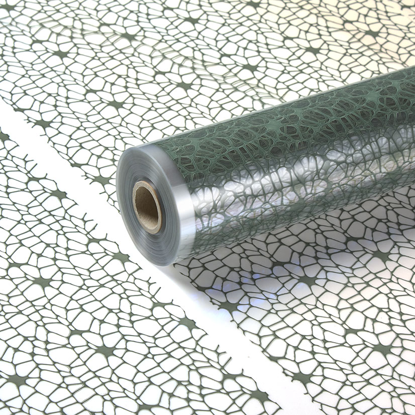 Verde Green Square Web Clear Film