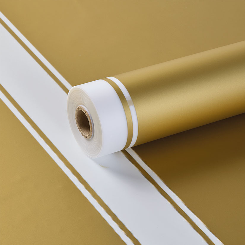 Gold Square Frosted Film