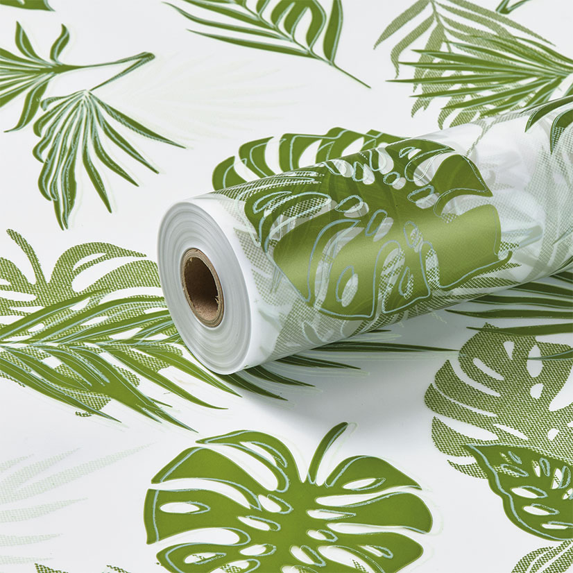 Metallic Green and Soft Green Palmer Frosted Film