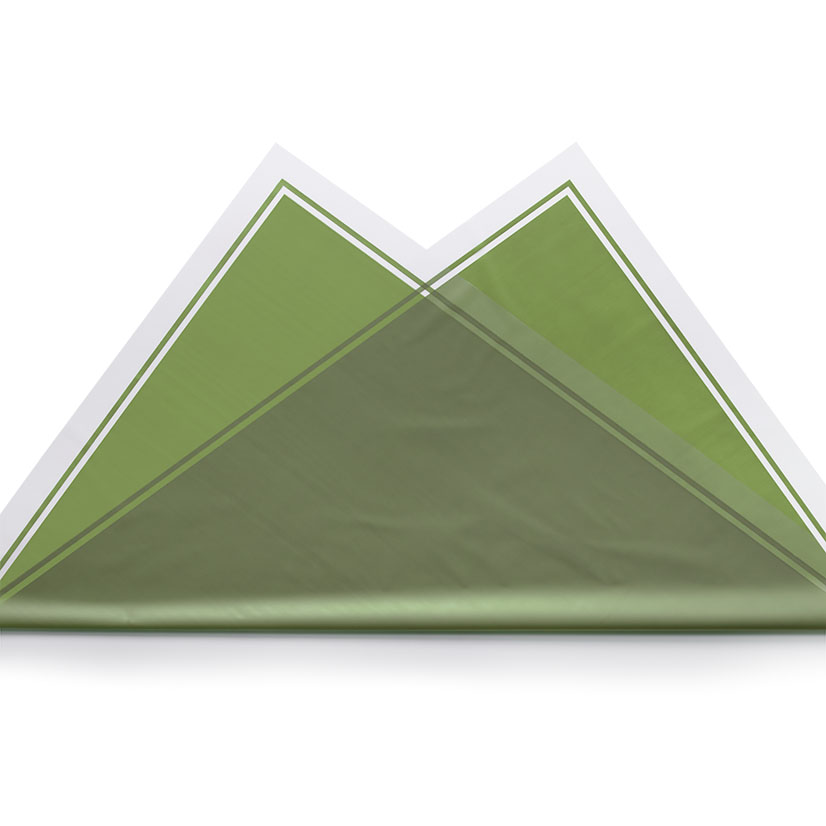 Metallic Green Square Frosted Film