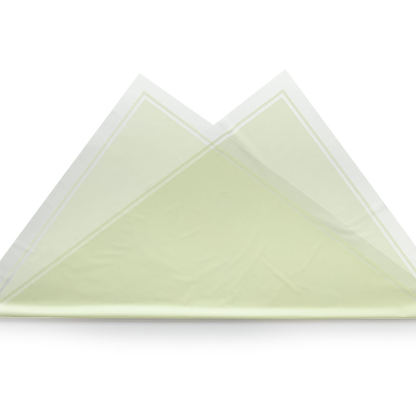 Soft Green Square Frosted Film