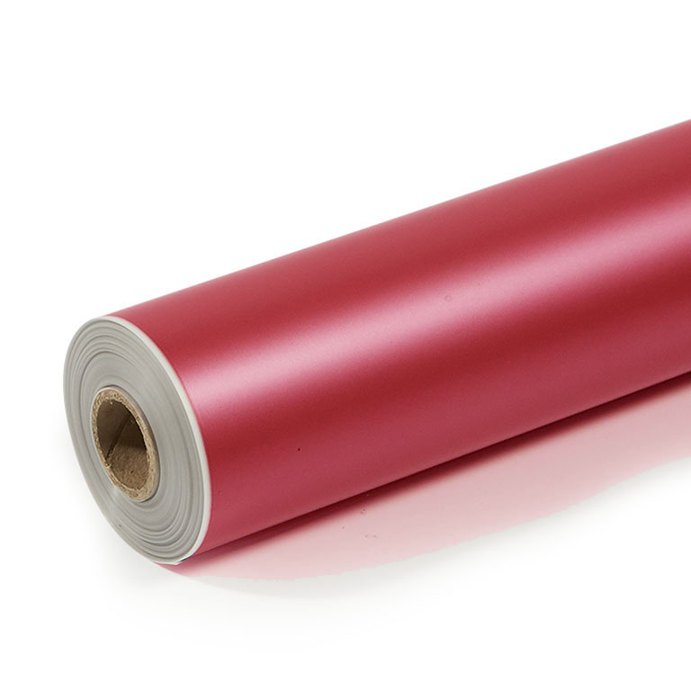 Tinted Metallic Red Frosted Film