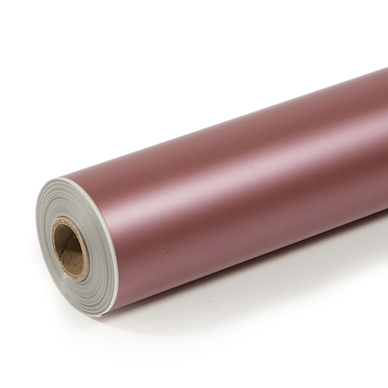 Tinted Metallic Raspberry Frosted Film
