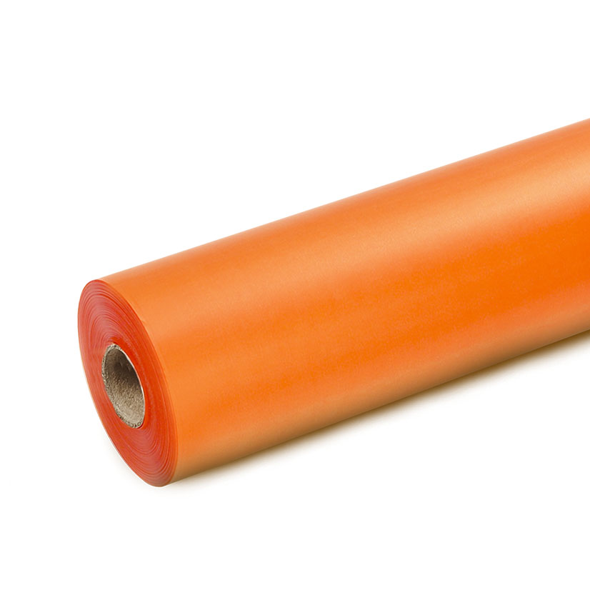 Tinted Orange on Frosted Film Roll