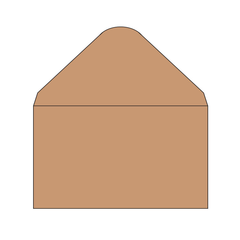 Brown Florist Envelopes Plain Gummed