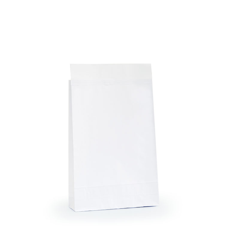 White Kraft Paper Mail Bags 300 x 80 x 430mm