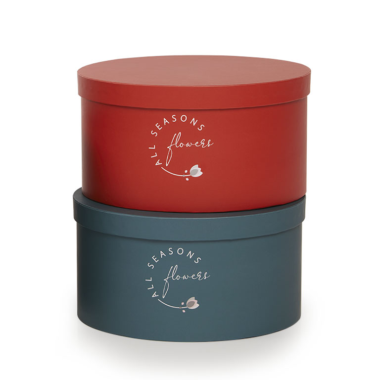 Printed Hat Boxes and Lids