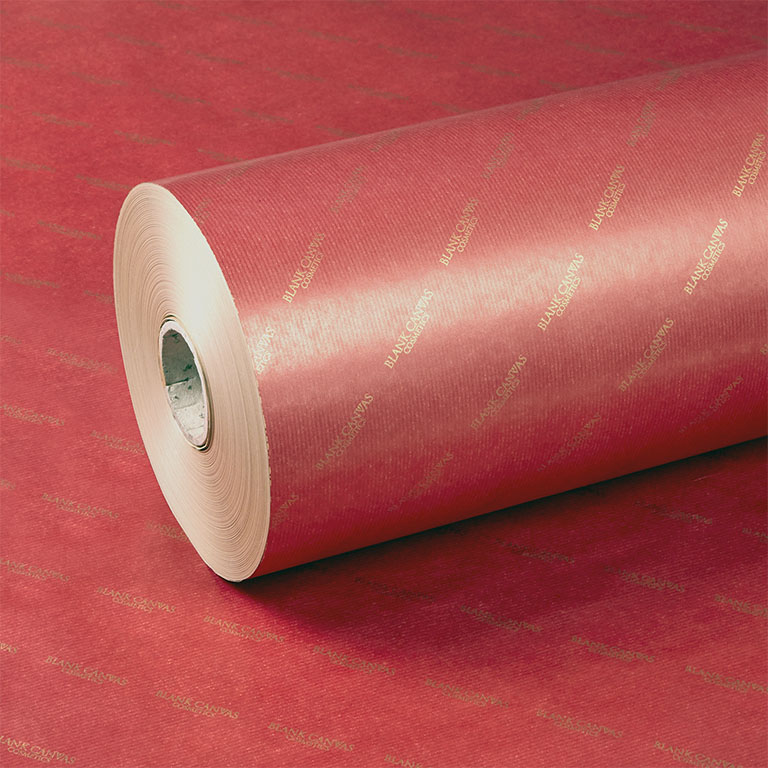 60gsm Brown Kraft 500mm x 300m Solid Chocolate Printed