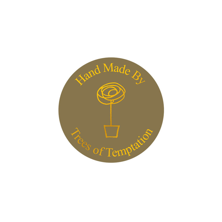 1.5 Inch Round Gold Labels Foil Printed
