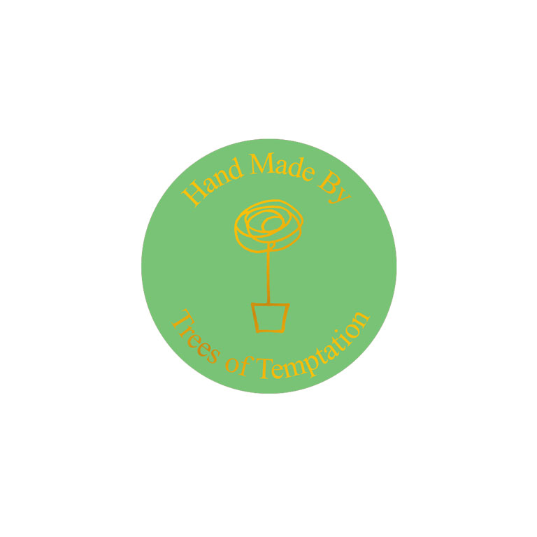 1.5 Inch Round Light Green Labels Foil Printed