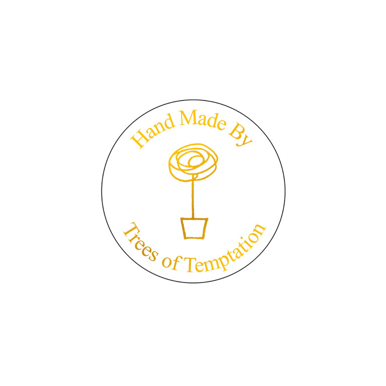 1.5 Inch Round Gloss White Labels Foil Printed