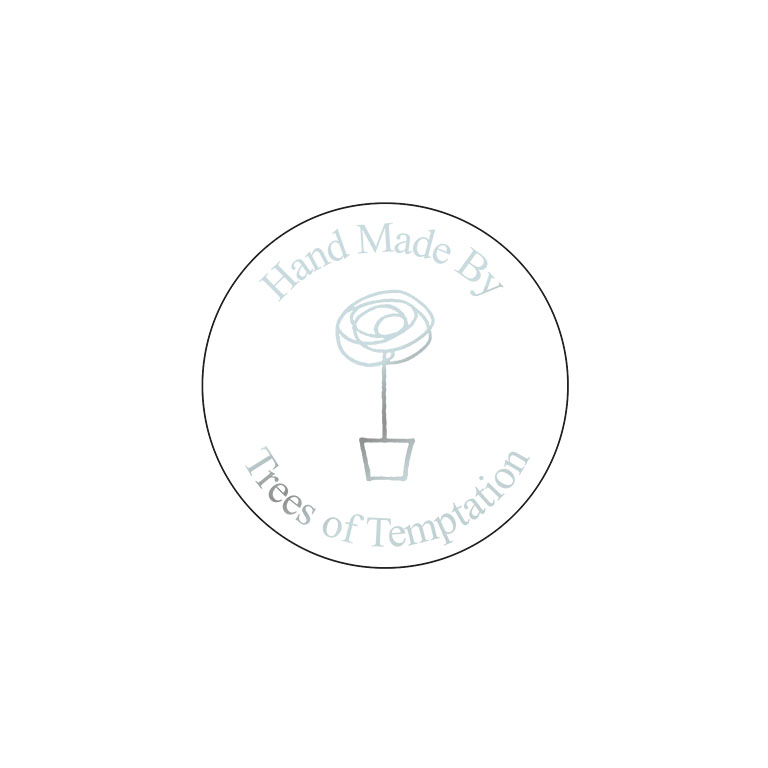 1.5 Inch Round Matt White Labels Foil Printed