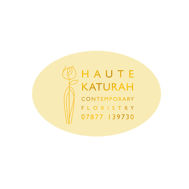 1.75 x 1.25 Inch Oval Cream Labels Foil Printed