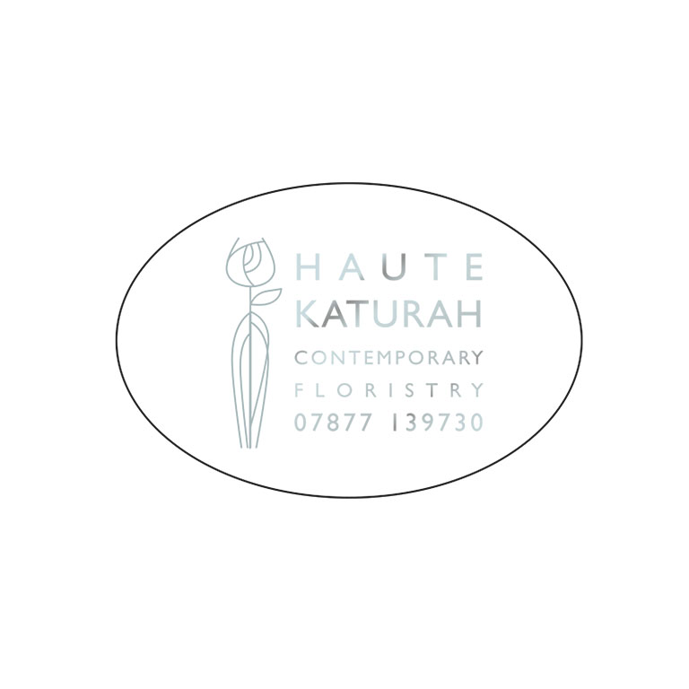 1.75 x 1.25 Inch Oval Matt White Labels Foil Printed