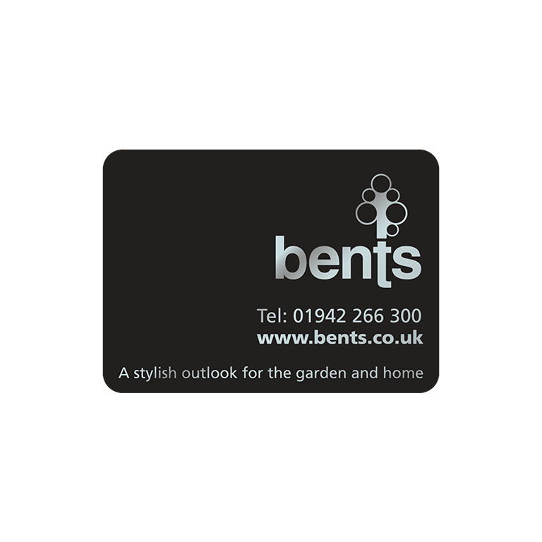 2 x 1.5 Inch Matt Black Labels Foil Printed