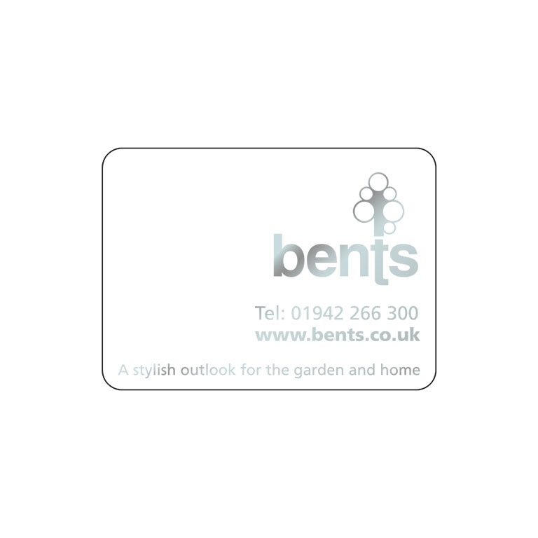 2 x 1.5 Inch Matt White Labels Foil Printed