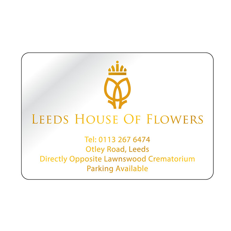 3 x 2 Inch Clear Labels Foil Printed