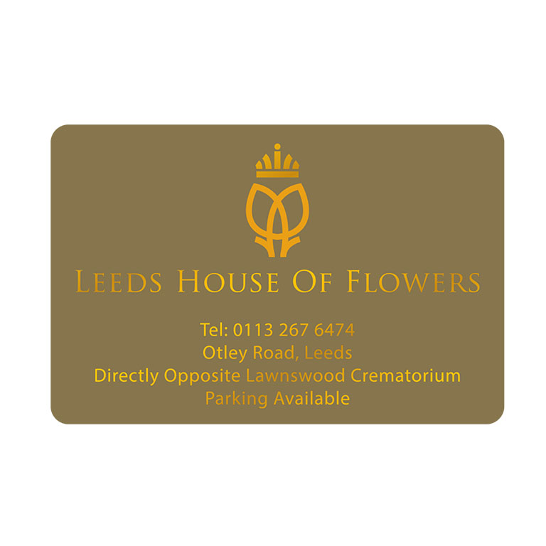 3 x 2 Inch Gold Labels Foil Printed