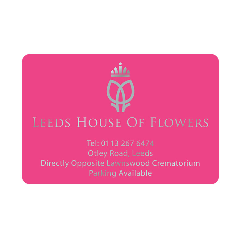 3 x 2 Inch Bright Pink Foil Labels Foil Printed
