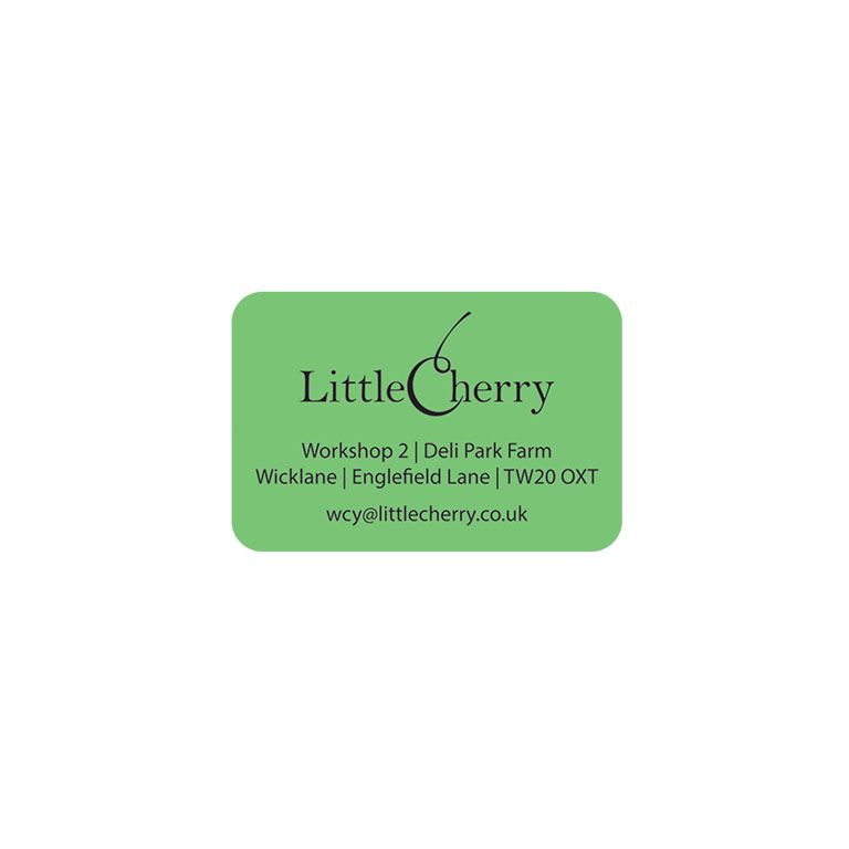 1.5 x 1 Inch Light Green Labels Ink Printed