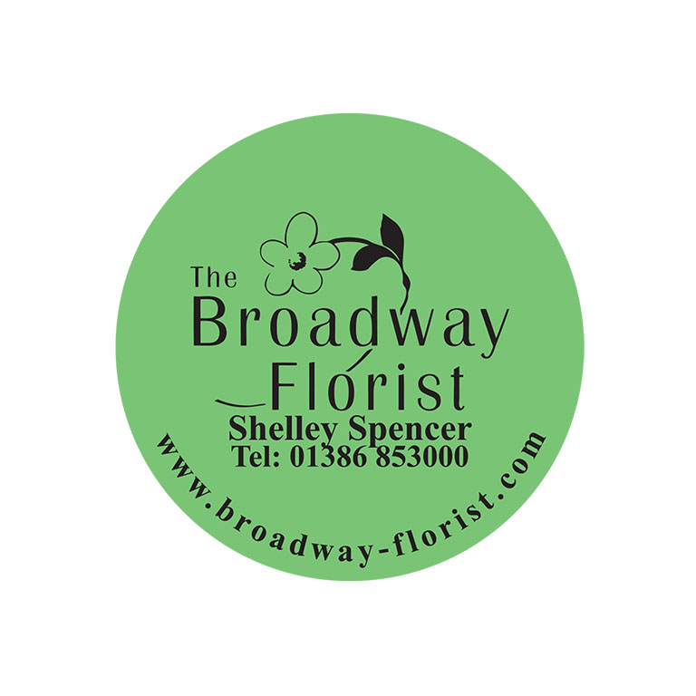 2 Inch Round Light Green Labels Ink Printed