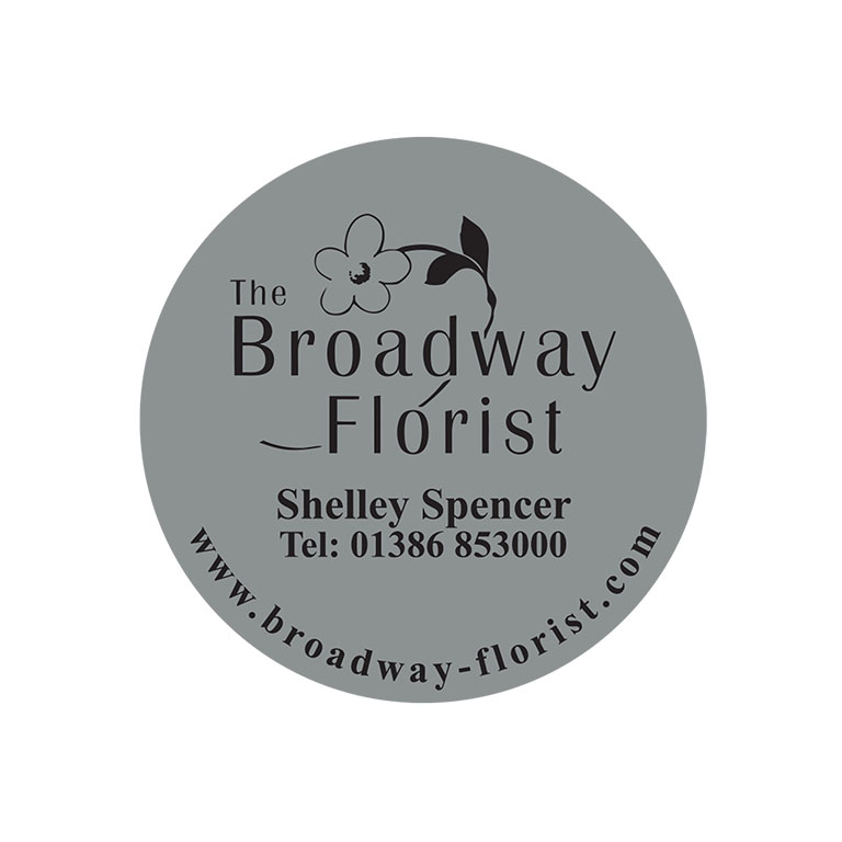 2 Inch Round Silver Labels Ink Printed