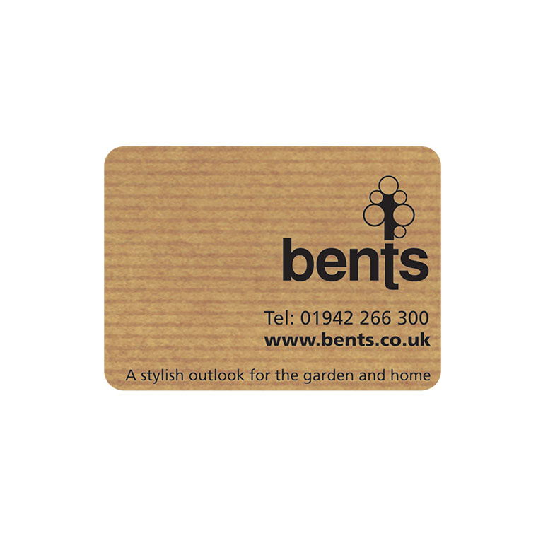 2 x 1.5 Inch Brown Kraft Labels Ink Printed
