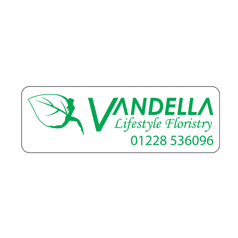 3 x 1 Inch Gloss White Labels Ink Printed