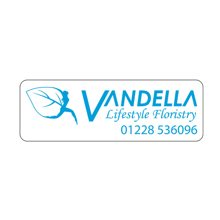3 x 1 Inch Matt White Labels Ink Printed