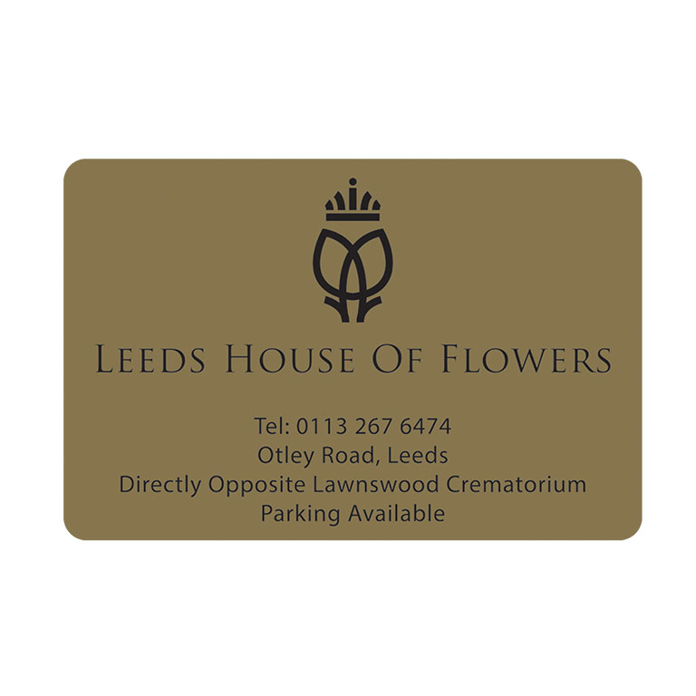 3 x 2 Inch Gold Labels Ink Printed