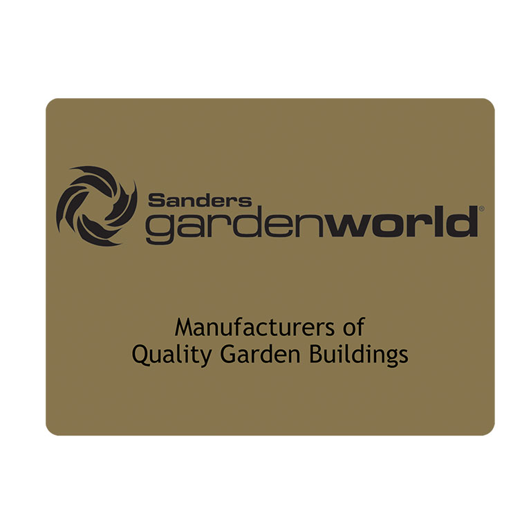 4 x 3 Inch Gold Labels Ink Printed