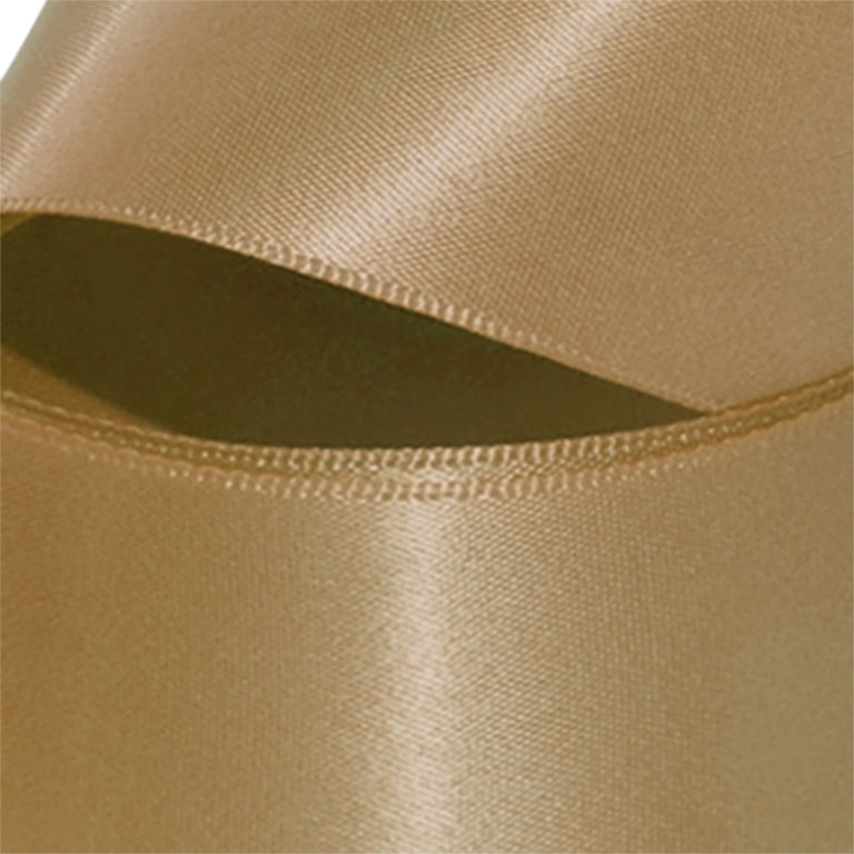 DFS Ribbon 10mm Gold Leaf 160 Printed