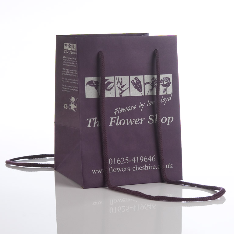 Rope Handle Carrier Bags Printed